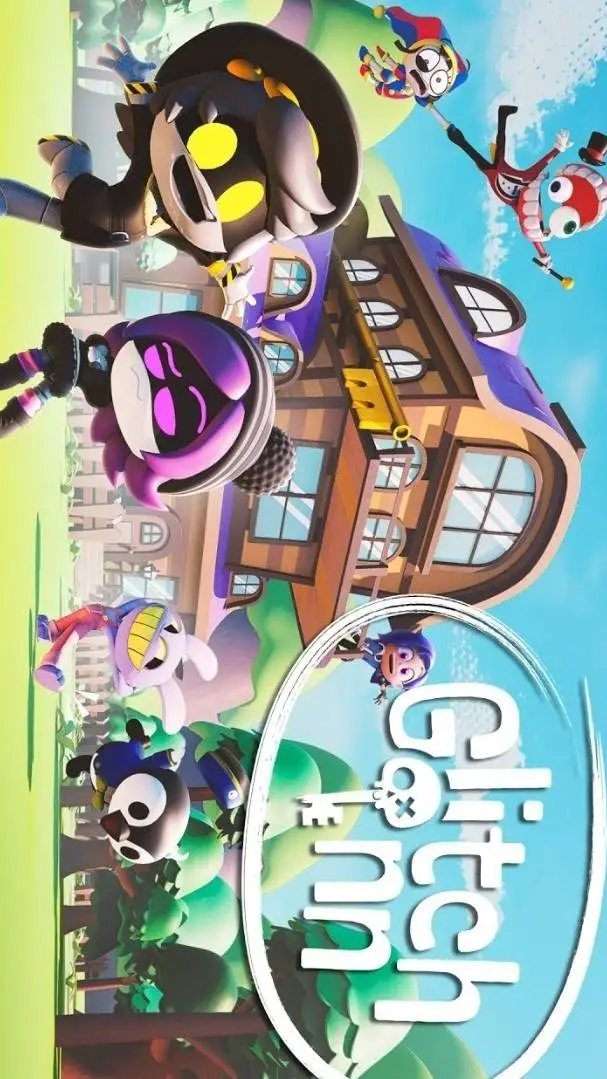 ai character: Glitch inn background
