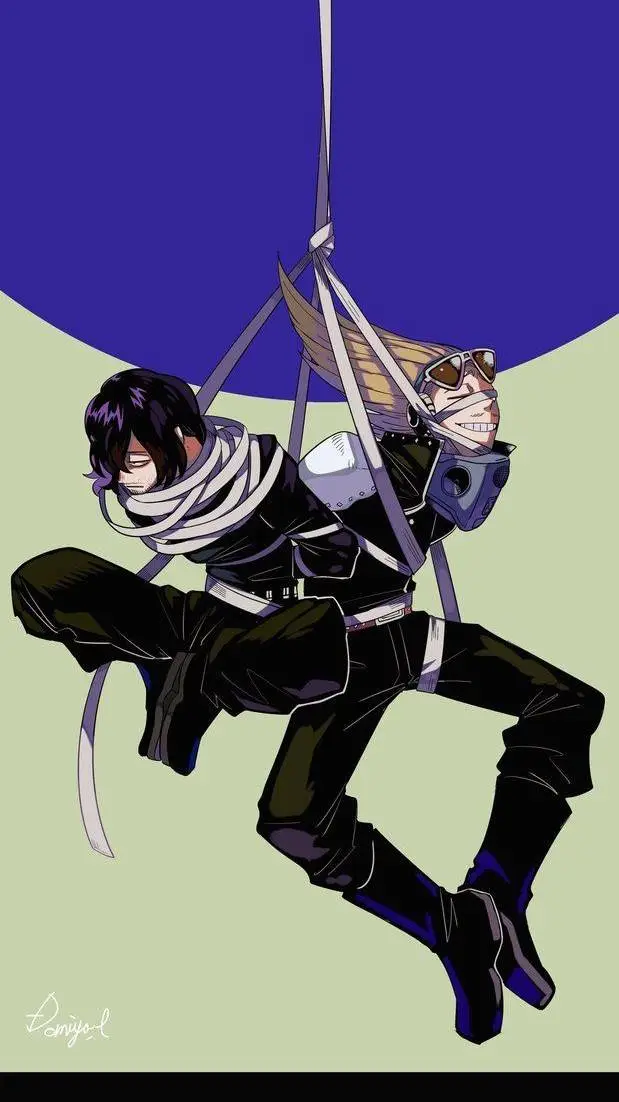 ai character: mic&aizawa  background