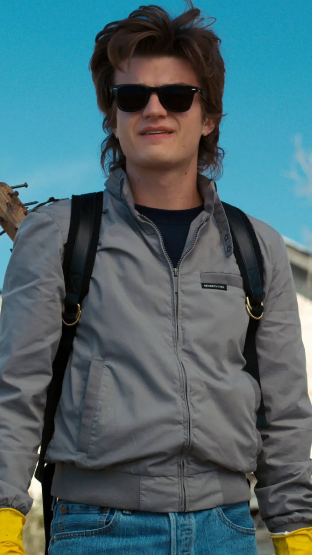 ai character: Steve Harrington  background