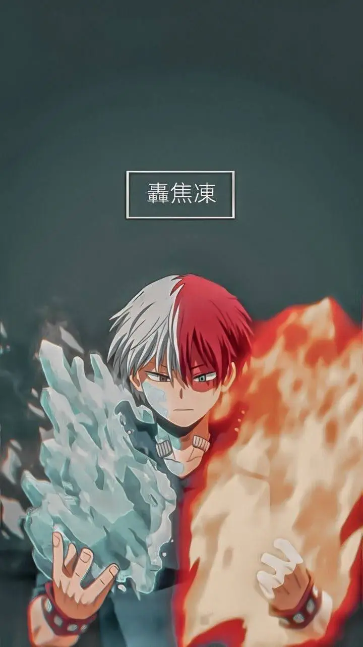 ai character: Shoto Todoroki background