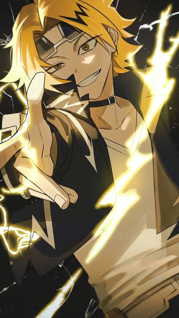 ai character: Denki Kaminari⚡ background