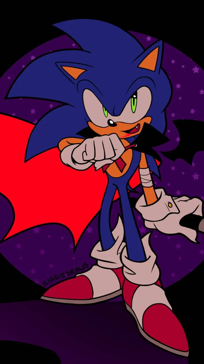 ai character: SONIC VAMPIRE background