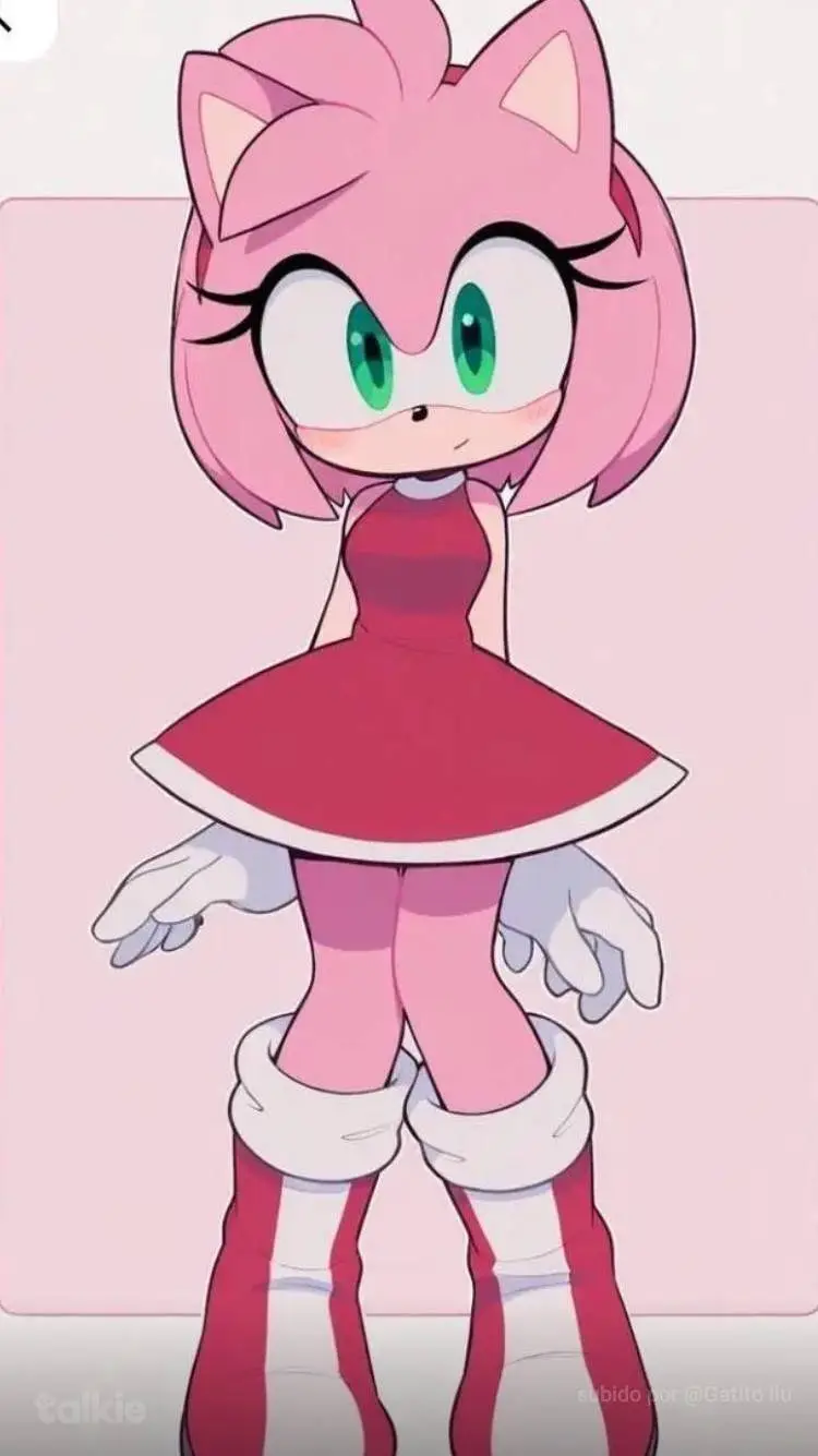 ai character: 🩷Amy rose🩷 background