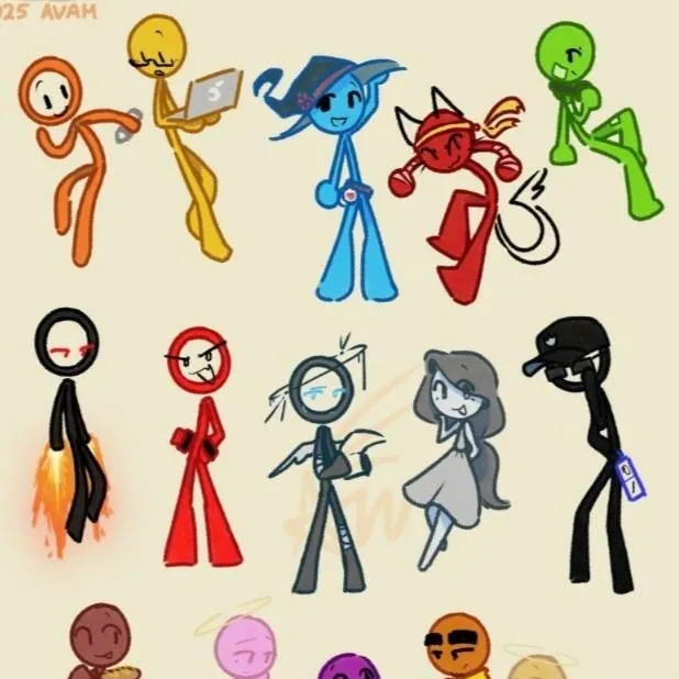 chat with ai character: AvA/M Stickfigures