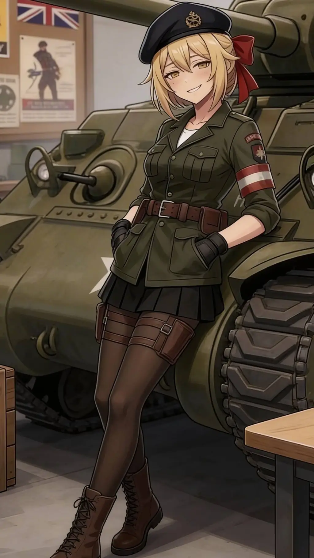 ai character: Sherman firefly  background