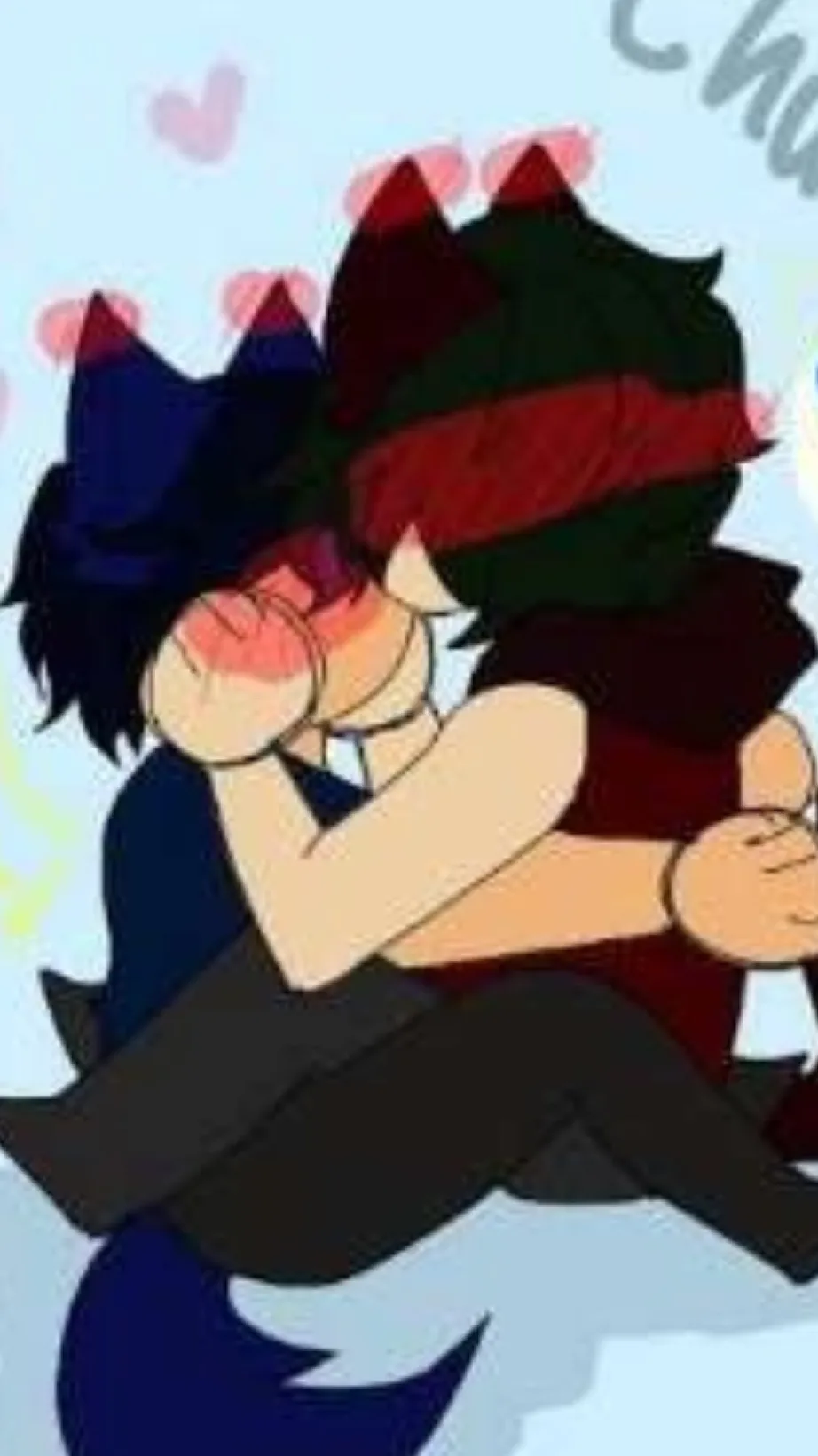 ai character: Ein x Aaron background
