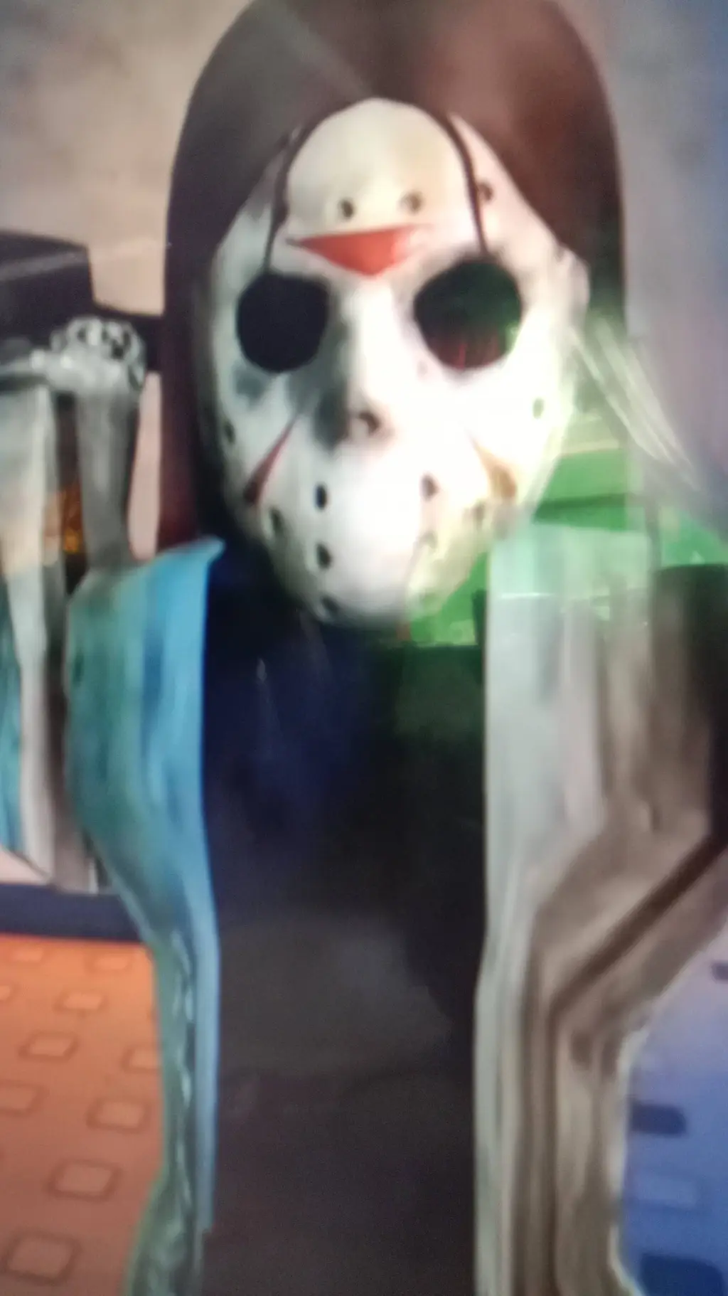 ai character: ༂Ugly female jason background