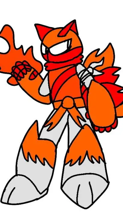 ai character: Fighter Kitsune background