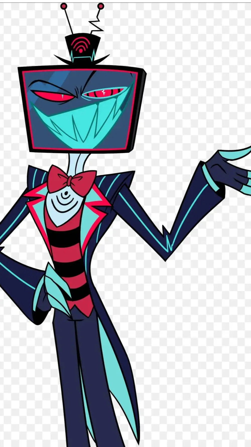 ai character: vox *potion* background