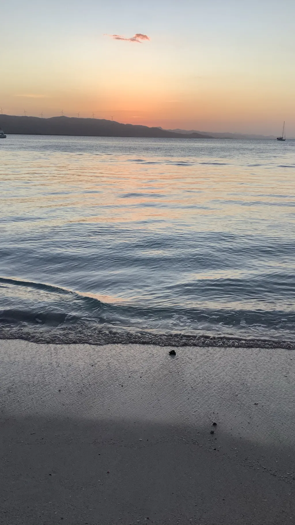 ai character: Mha en la playa background