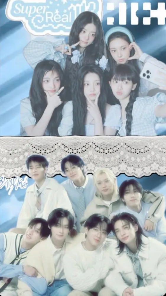 ai character: Skz X Illit background