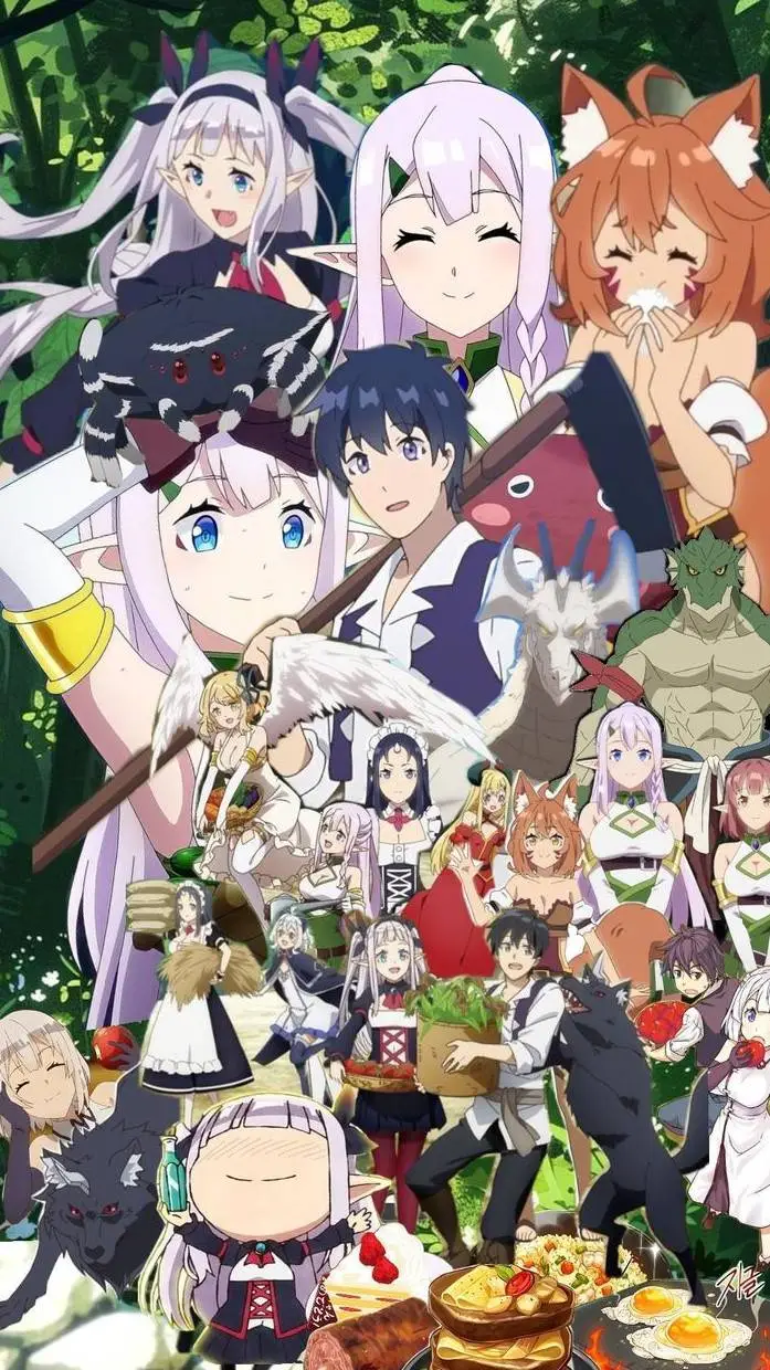 ai character: nonbiri nouka  background