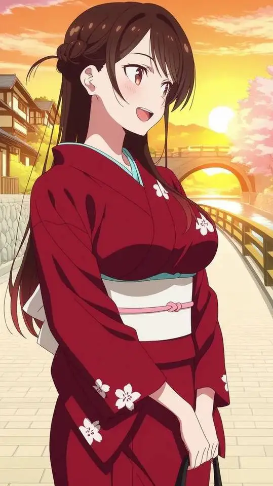 ai character: chizuru mizuhara  background