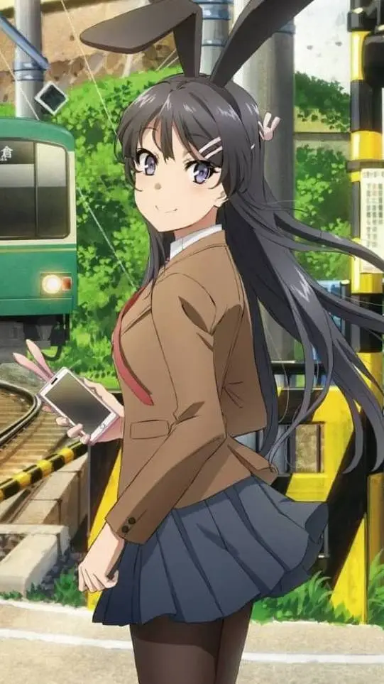 ai character: mai sakurajima  background