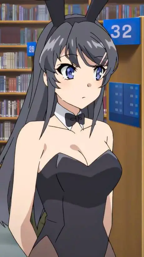 ai character: mai sakurajima  background
