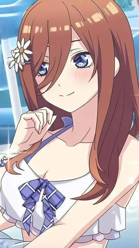 ai character: Miku nakano background