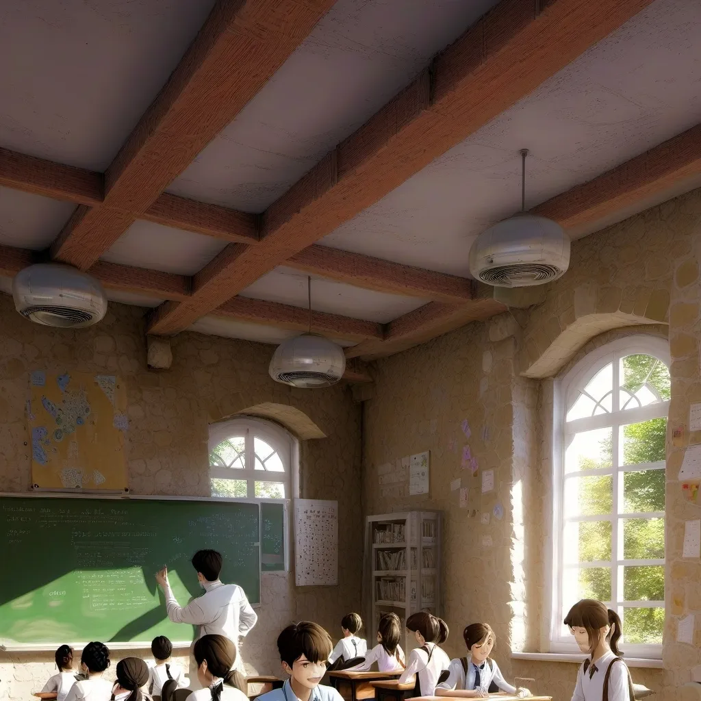 chat with ai character: classroom