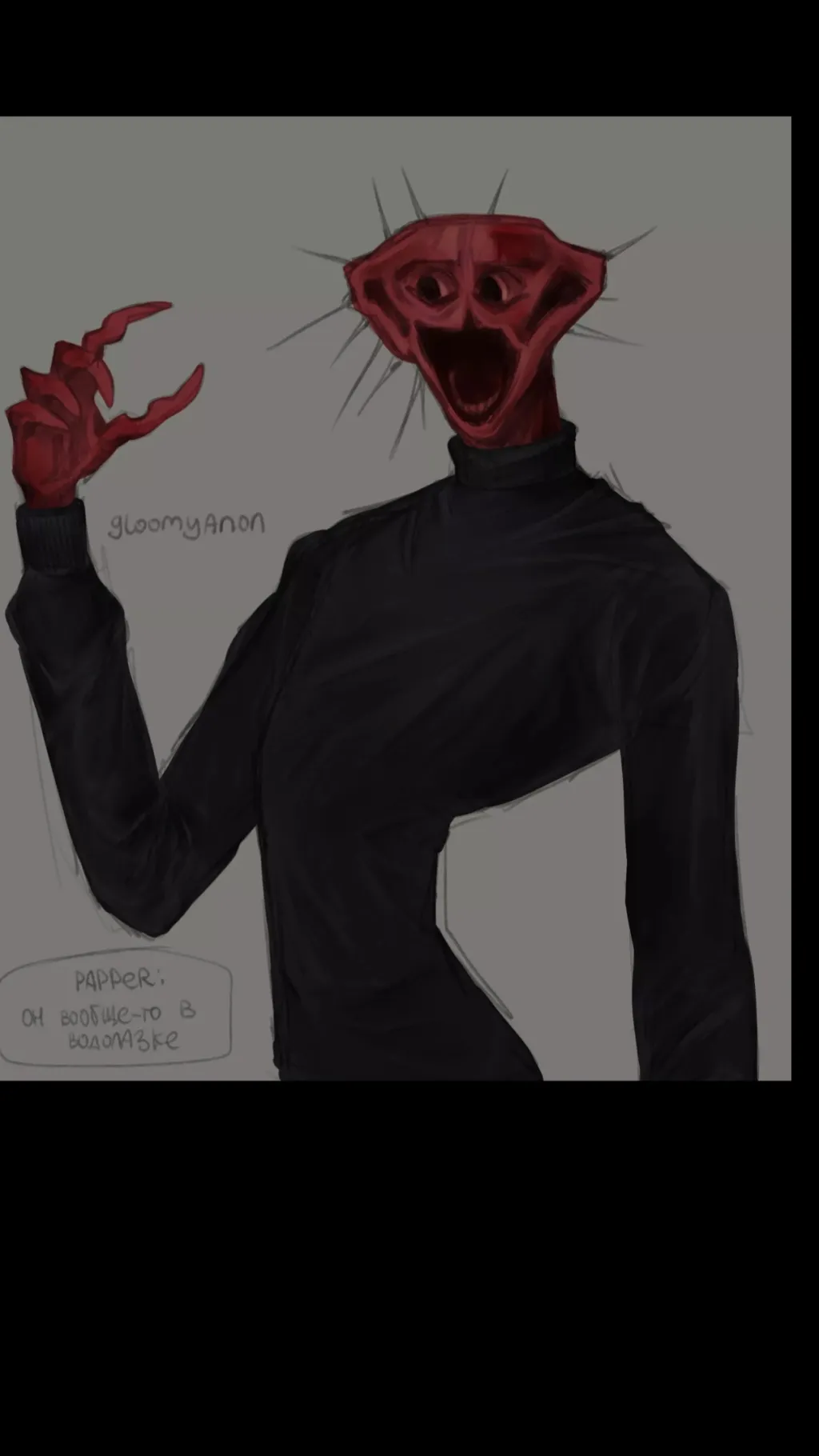 ai character: The boiled one background