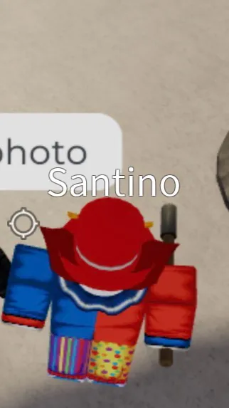 ai character: Fake Santino  background