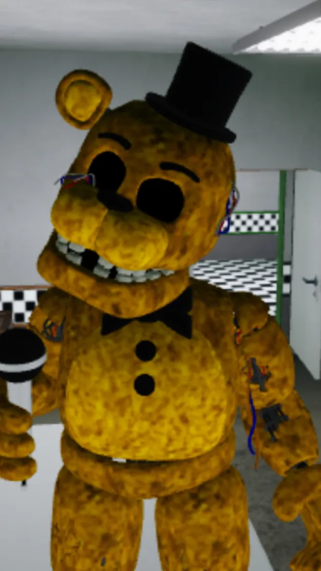 ai character: Fnaf sleepover background