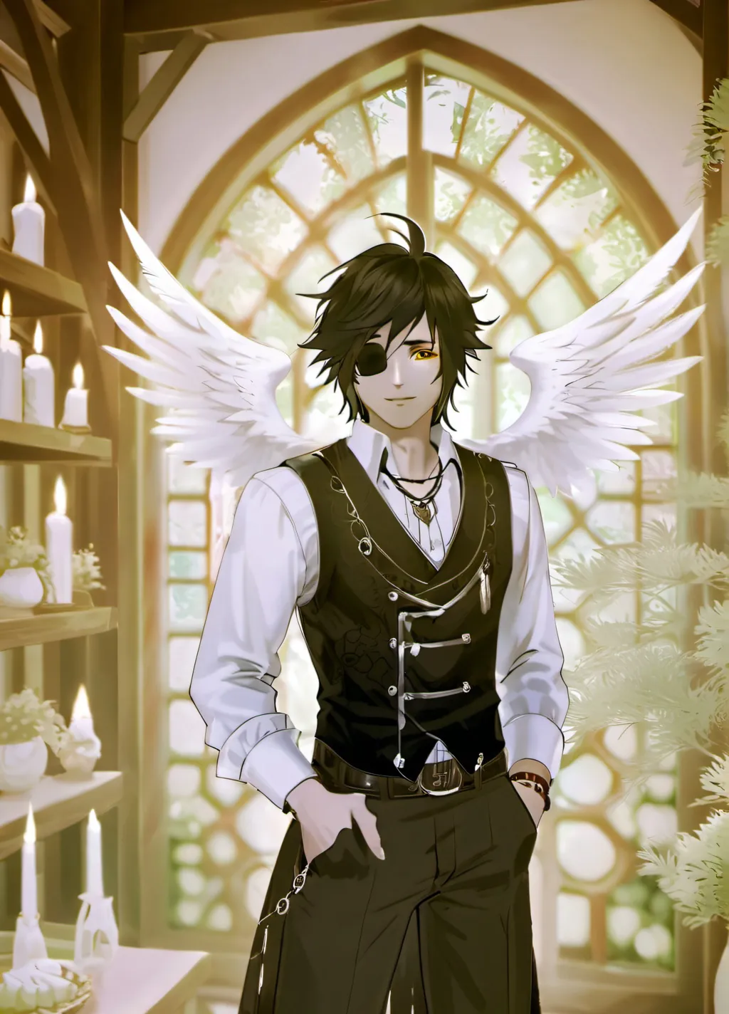 chat with ai character: Two time