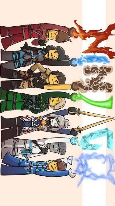 ai character: NINJAGO X FNAF!??? background