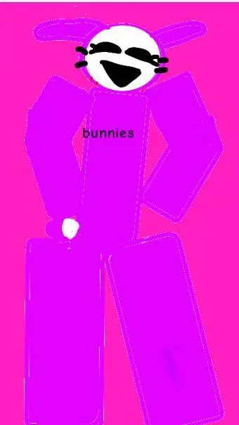 ai character: bun bun background