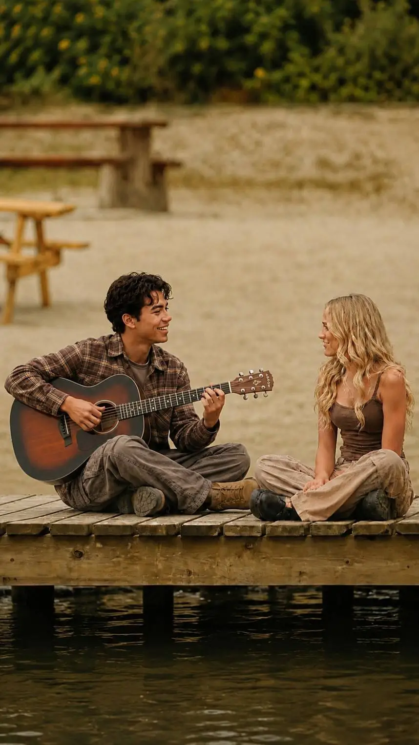 ai character: Camp rock background