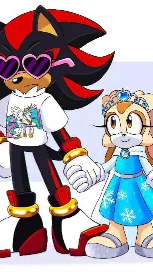 ai character: shadow y cream background