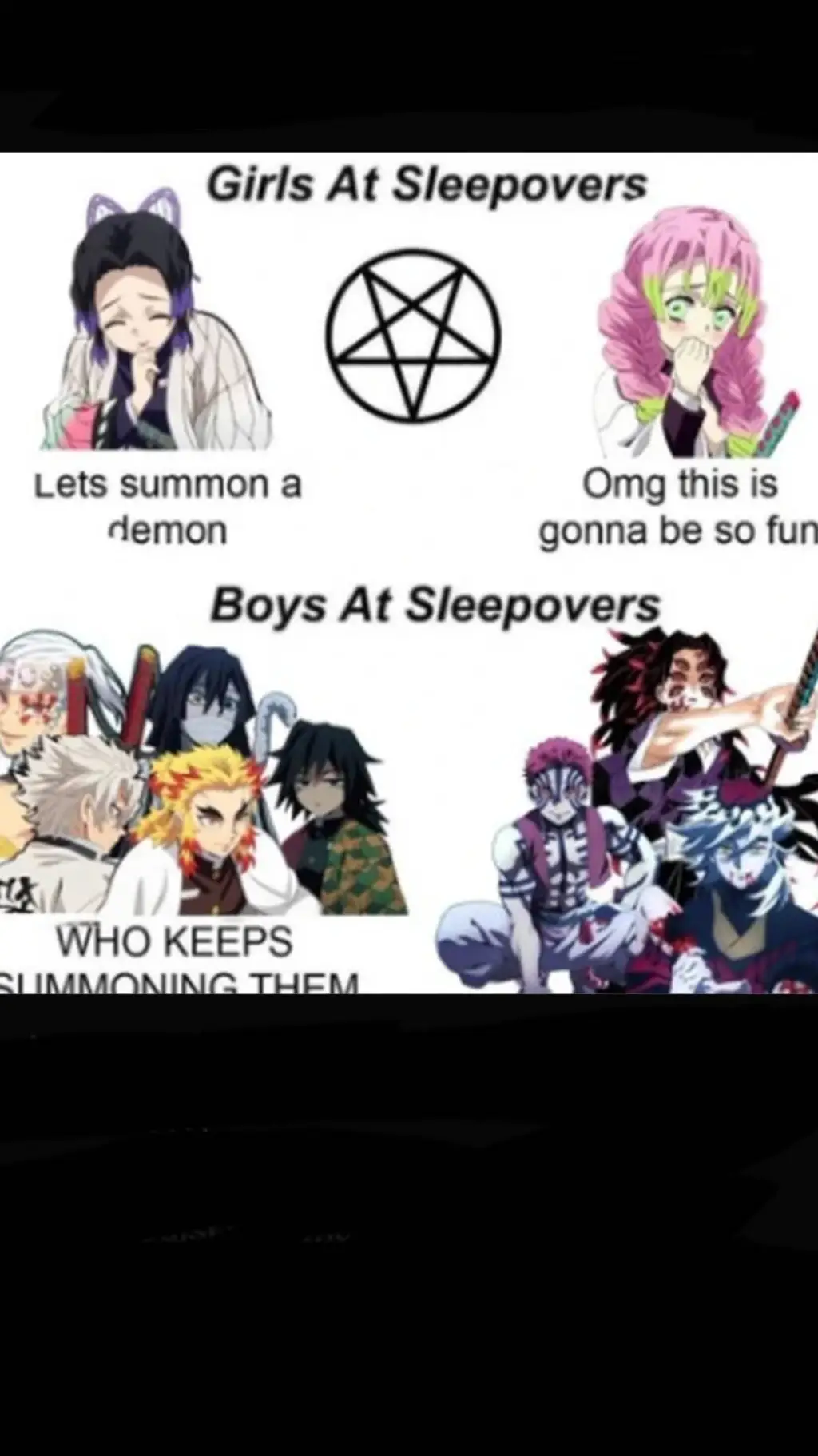 ai character: Kny sleepoveeeeeer background