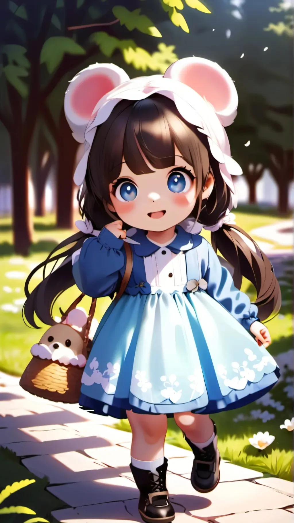 ai character: Bébé capricieuse  background