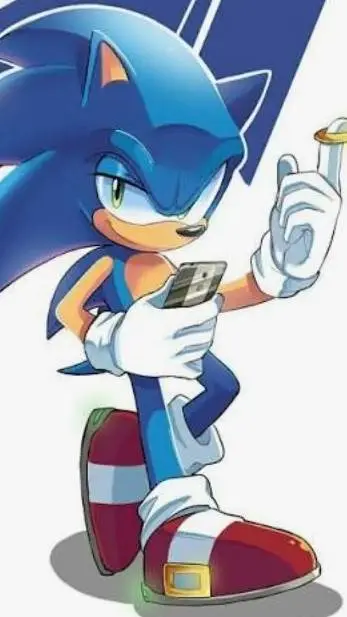 ai character: Sonic the heghog  background