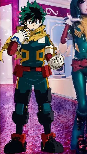 ai character: mha 7 min in heave background