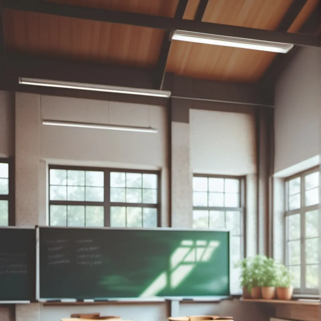 chat with ai character: classroom