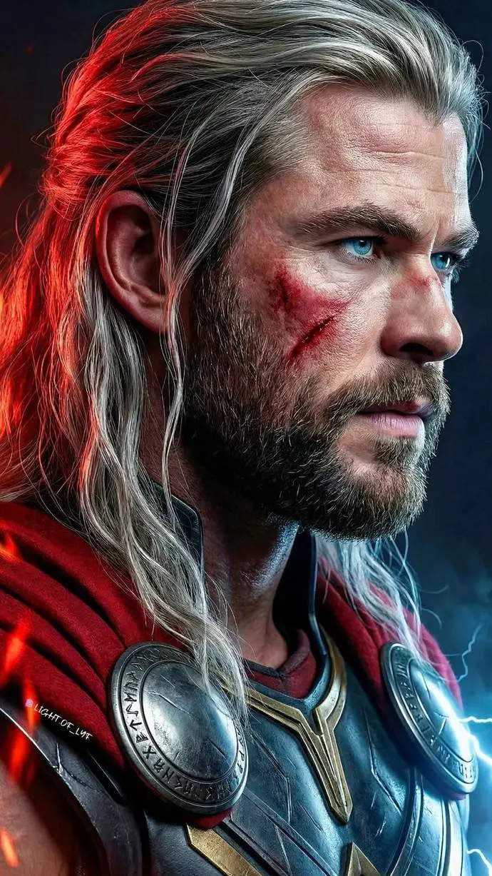 ai character: Thor  background
