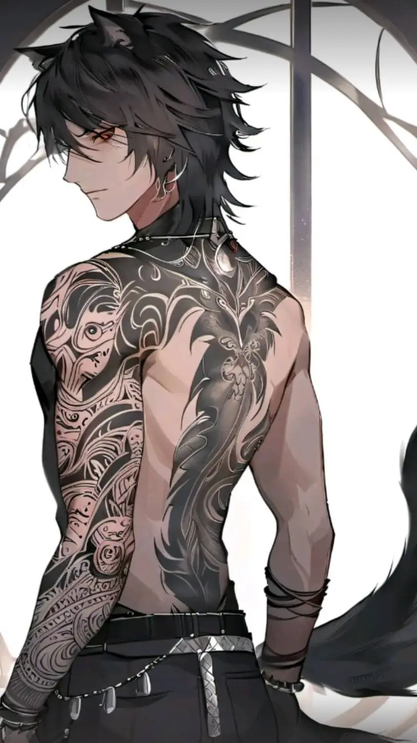 ai character: alpha: Aaron. background