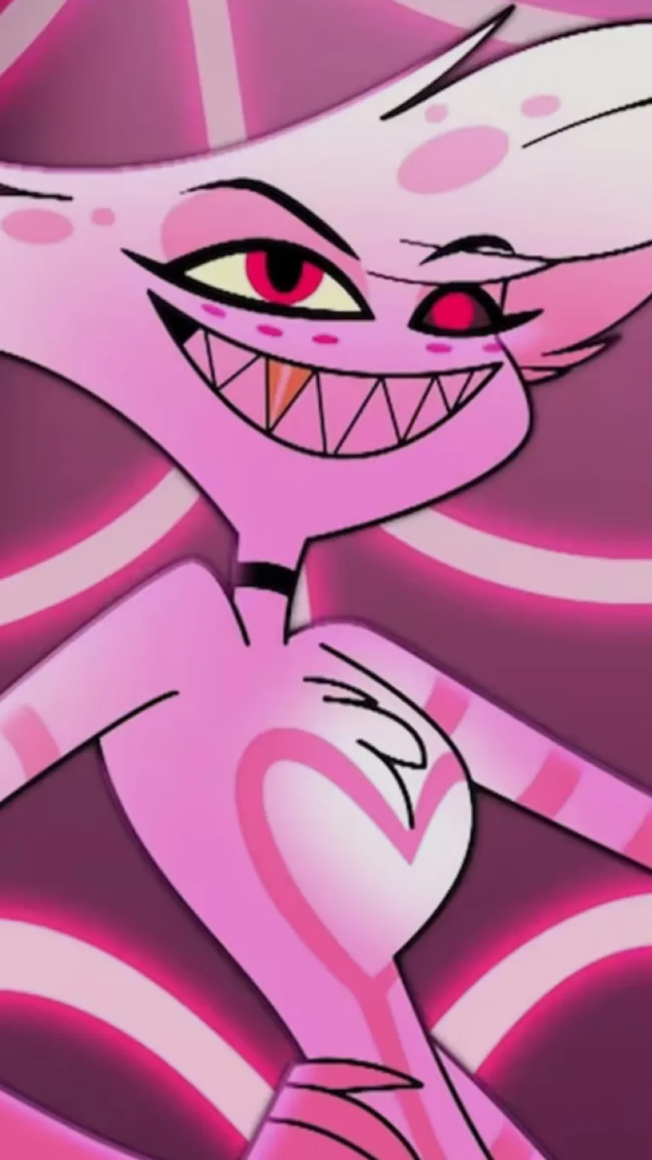 ai character: Angel dust  background