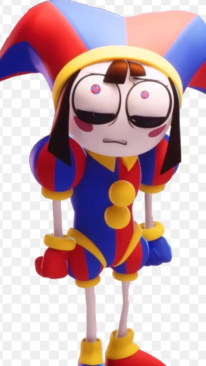 ai character: Digital circus background