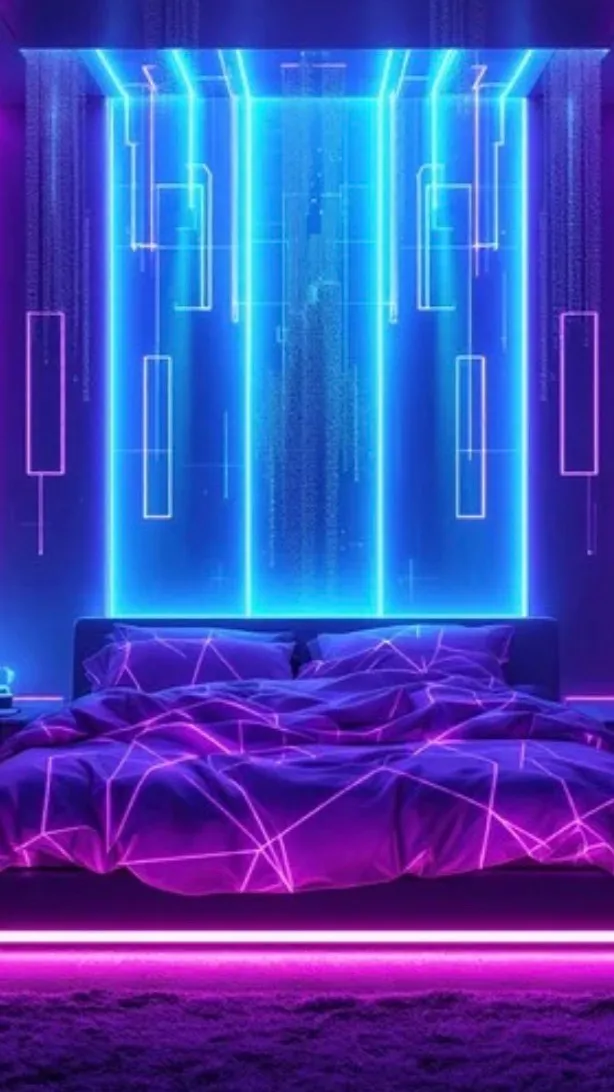 ai character: Katseye sleepover background
