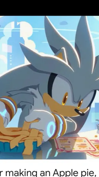 ai character: Silver background