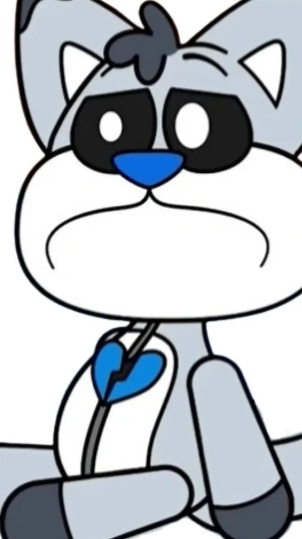ai character: frowny fox 😰 background