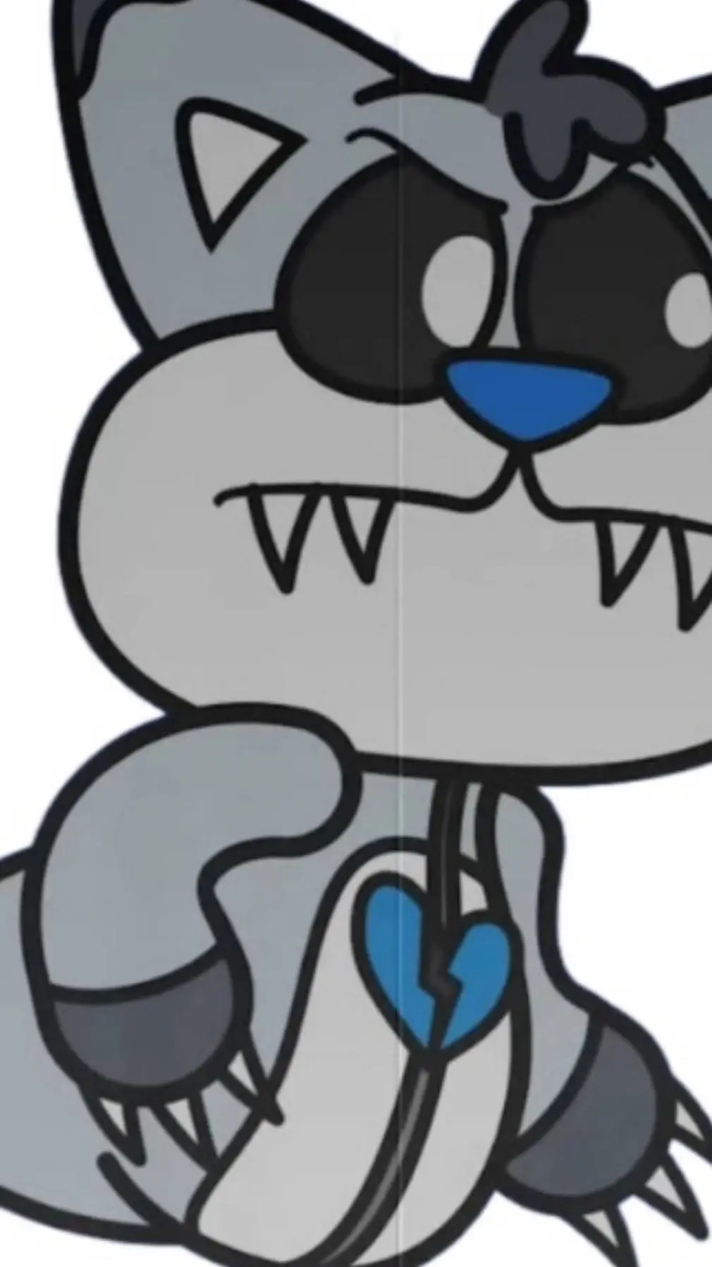 ai character: frowny fox 👿👻 background