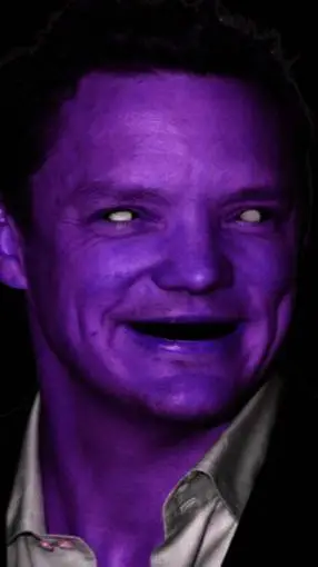 ai character: PURPLE GUUUUUYY background