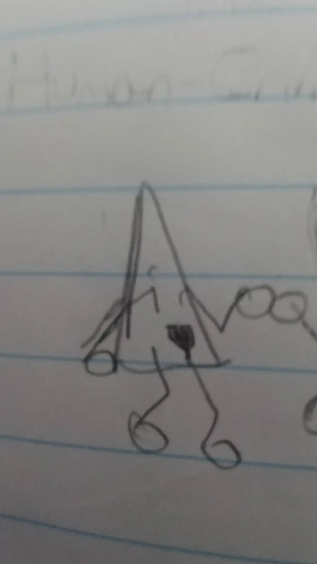 ai character: 🟢 triangle🟢 background