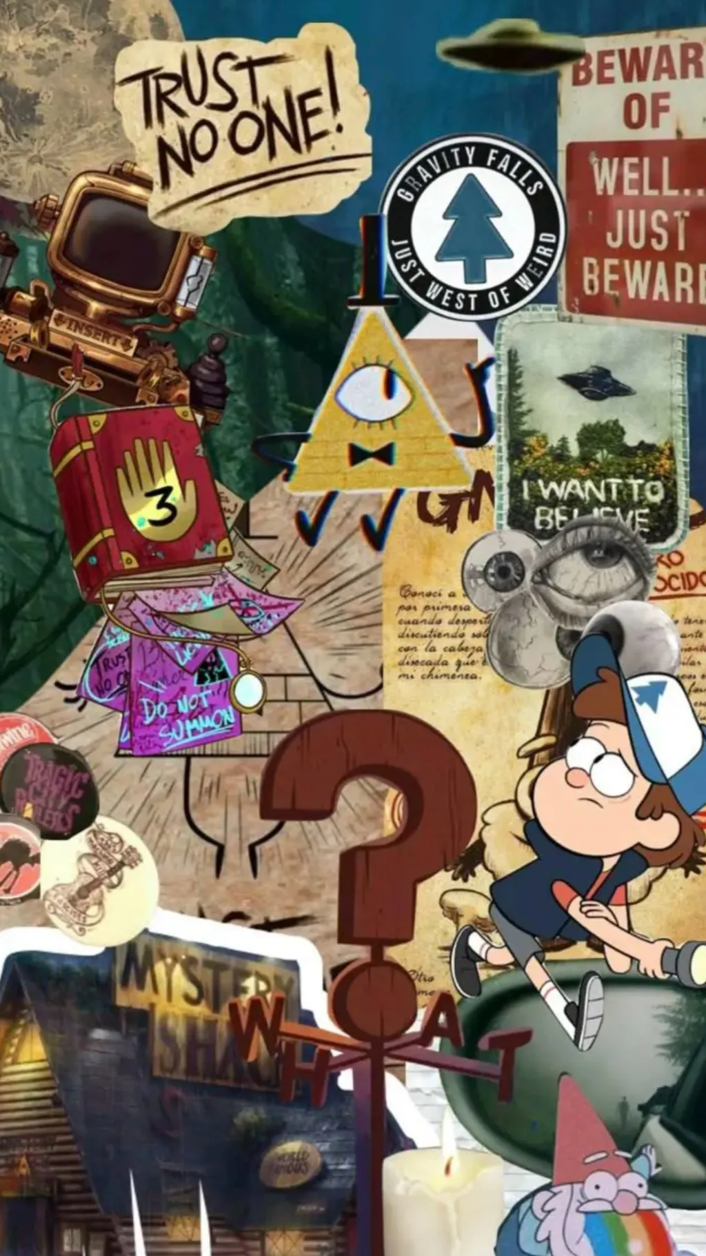 ai character: Gravity Falls  background