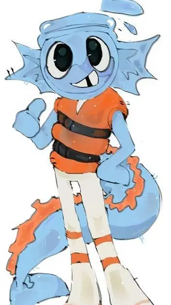 ai character: ⭐💦🐟~Finn~🐟💦⭐ (dw)  background