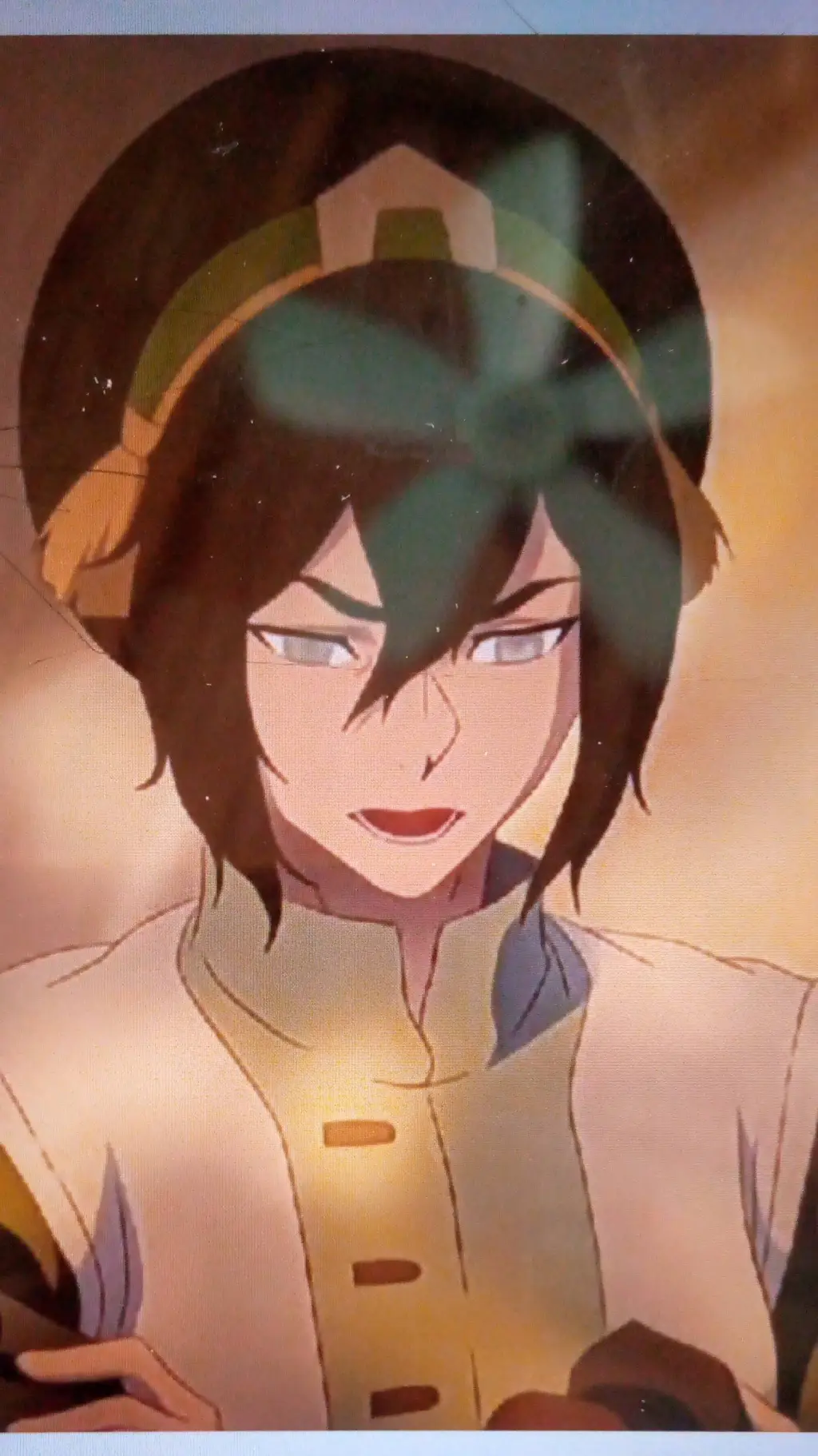 ai character: toph biefong  background