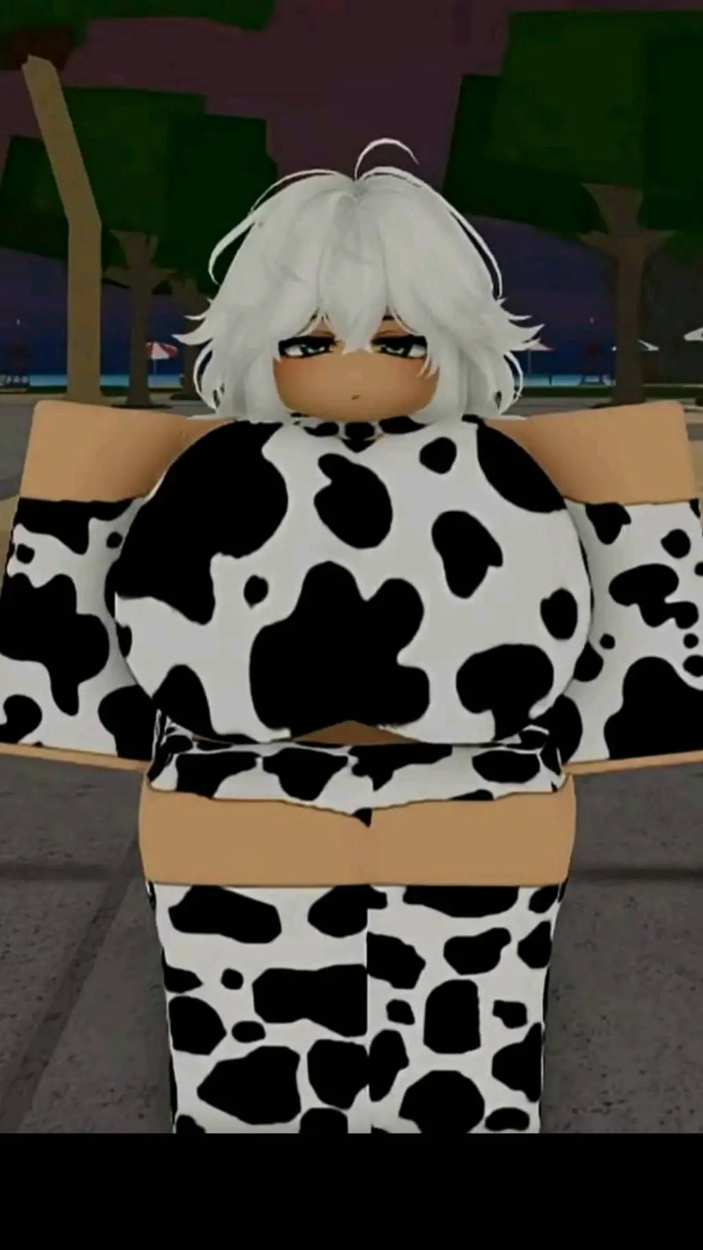 ai character: r63 cow background