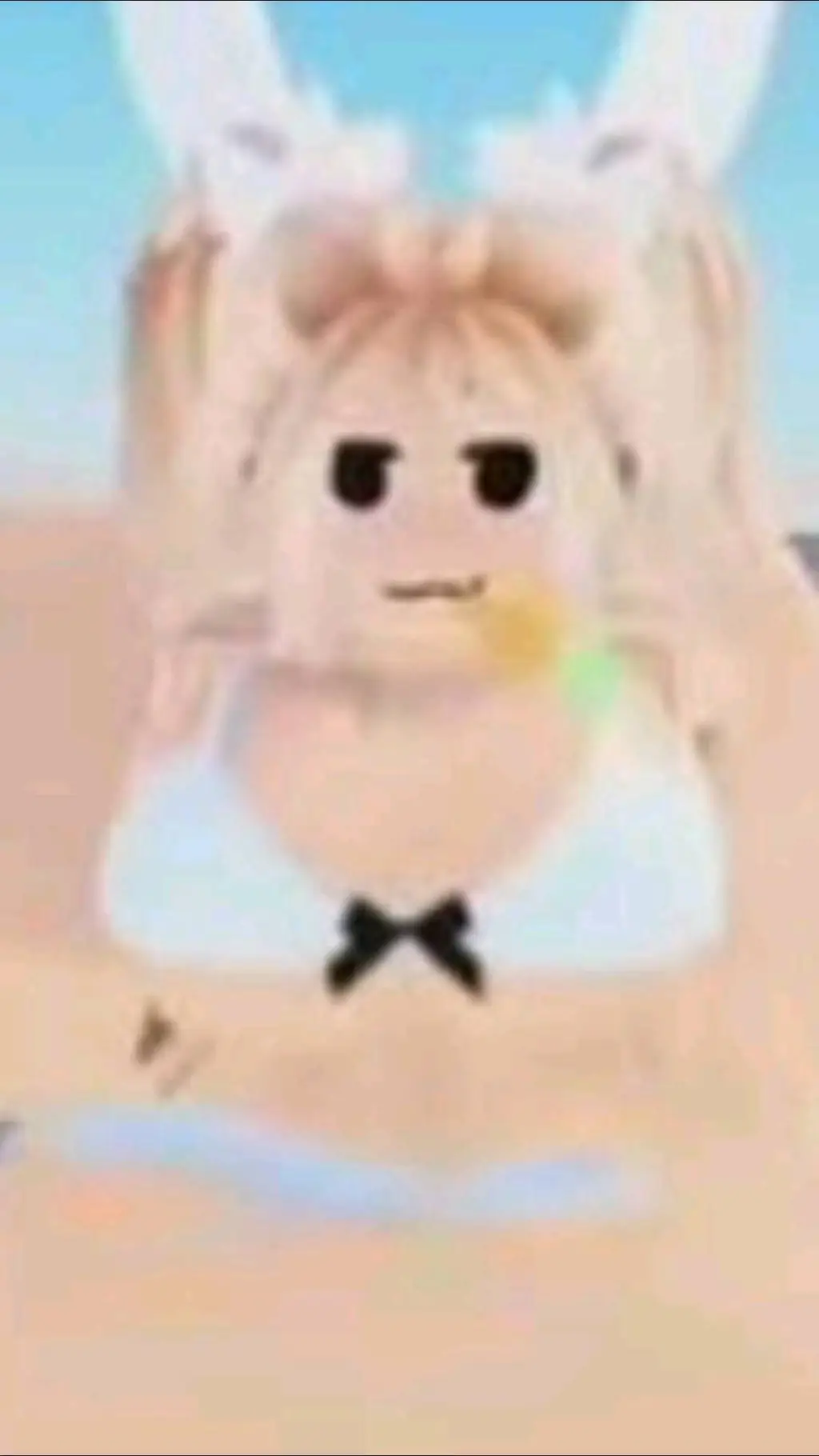 ai character: r63 bunny  background
