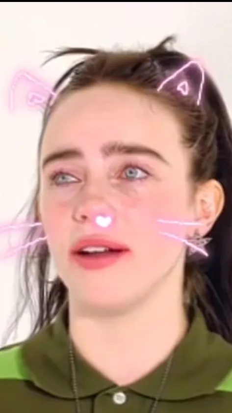ai character: Billie Eilish background
